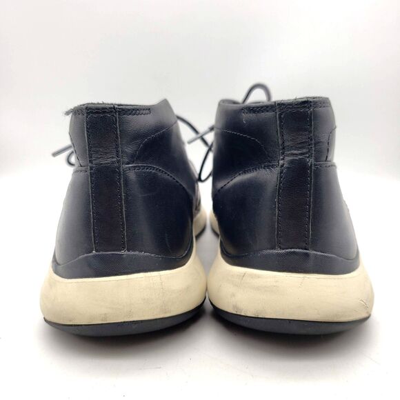 Cole Haan Shoes Men's 11 Grand Troy Chukka Boots Black/Ivory C33195 Dress Shoe - Picture 5 of 9